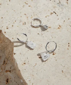 SILVER PLATED CELESTIAL HUGGIE EARRING PACK