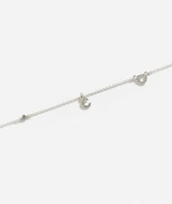 SILVER PLATED HEART ALPHABET NECKLACE