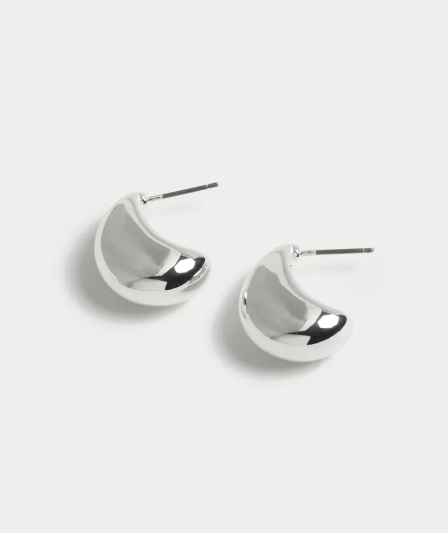 SILVER PLATED TEAR DROP EARRINGS
