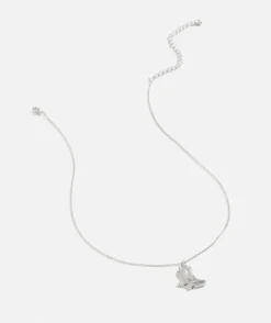 SILVER WESTERN COWGIRL BOOT NECKLACE