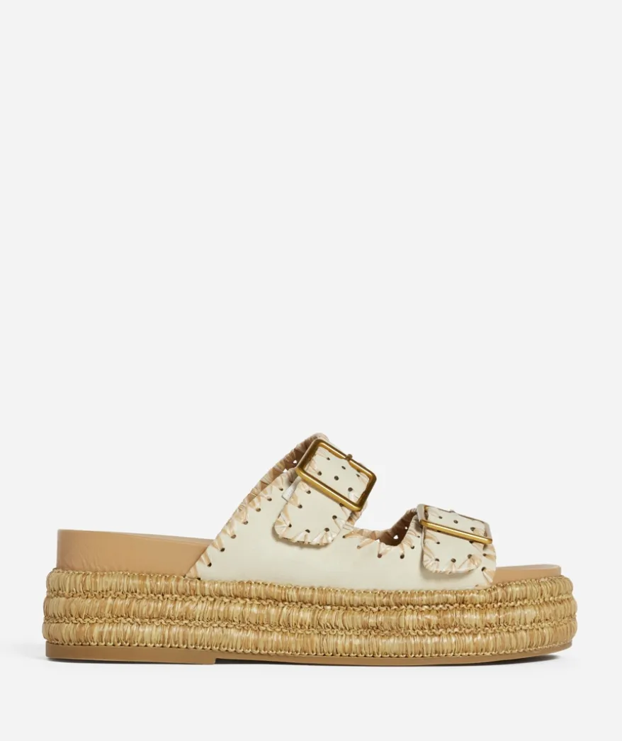 SOFIA NATURAL PLATFORM SANDAL