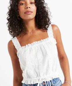 STACY LACE TEXTURED CAMI
