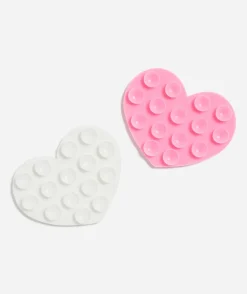 STUCK UP! HEART SILICONE SUCTION PHONE STICKER