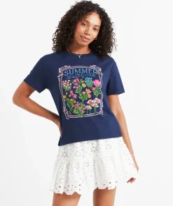 SUMMER BLOOMS REGULAR GRAPHIC TSHIRT