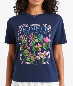 SUMMER BLOOMS REGULAR GRAPHIC TSHIRT