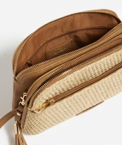 SYLVIA STRAW SLING BAG