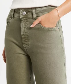 THE CROPPED WIDE STRETCH DENIM JEAN