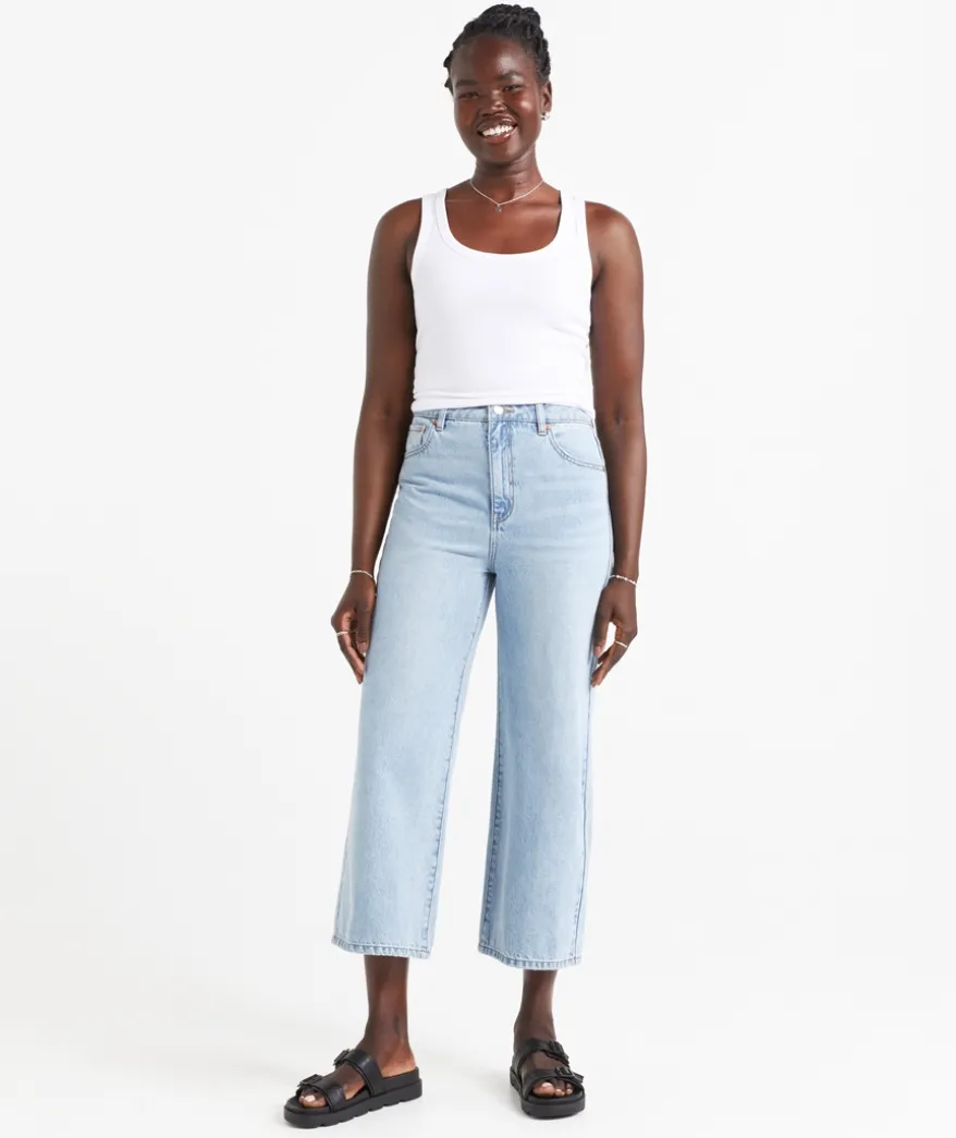 THE CULOTTE DENIM JEAN