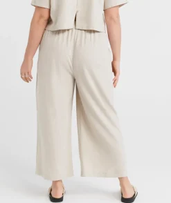 THE EUROPEAN LINEN BLEND CULOTTE