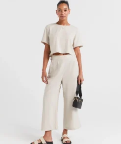 THE EUROPEAN LINEN BLEND CULOTTE