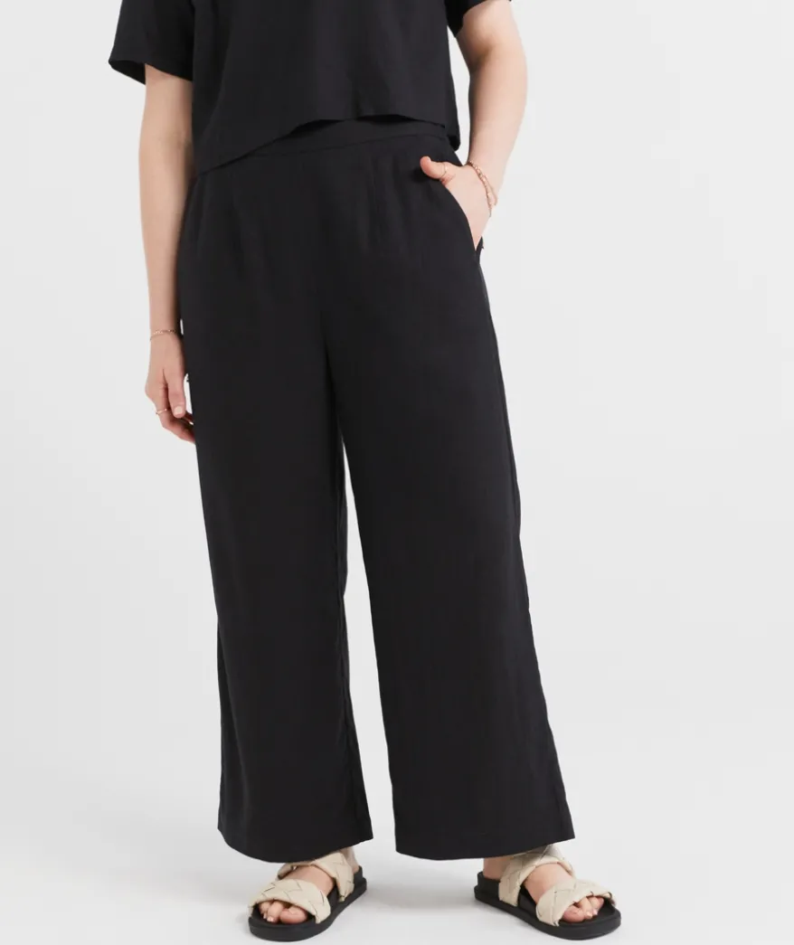 THE EUROPEAN LINEN BLEND CULOTTE