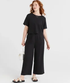 THE EUROPEAN LINEN BLEND CULOTTE