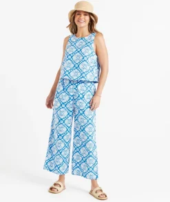 THE EUROPEAN LINEN BLEND CULOTTE