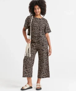 THE EUROPEAN LINEN BLEND CULOTTE