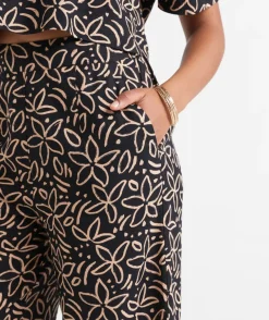 THE EUROPEAN LINEN BLEND CULOTTE