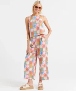 THE EUROPEAN LINEN BLEND CULOTTE