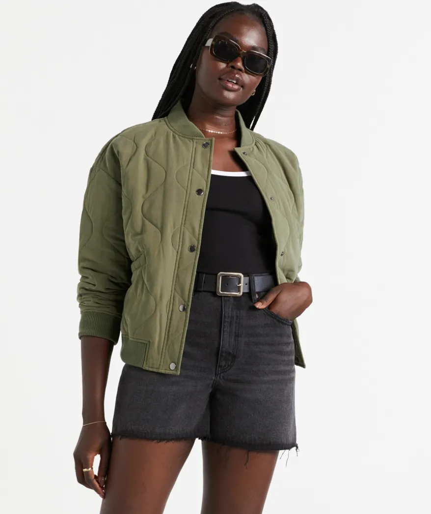 THE HIGH RELAXED DENIM SHORT
