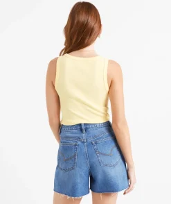 THE HIGH RELAXED DENIM SHORT