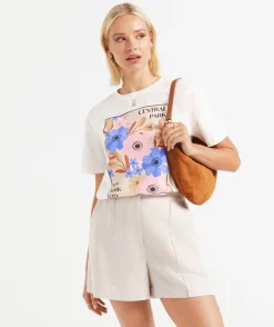 THE LINEN BLEND TAILORED SHORT
