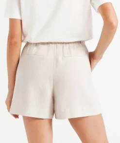 THE LINEN BLEND TAILORED SHORT
