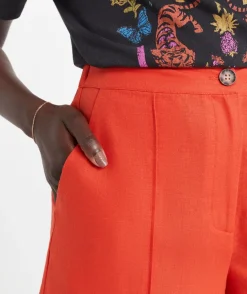 THE LINEN BLEND TAILORED SHORT