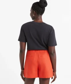 THE LINEN BLEND TAILORED SHORT