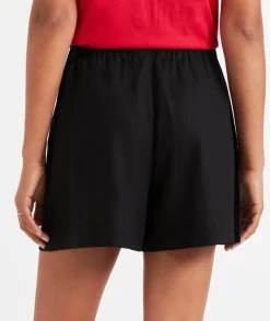 THE LINEN BLEND TAILORED SHORT