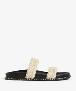 TORI ECRU WHIPSTITCH SANDAL