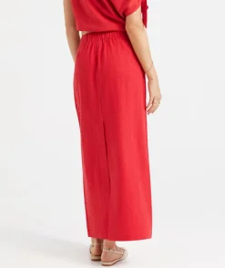 VERA RAMIE COLUMN MAXI SKIRT