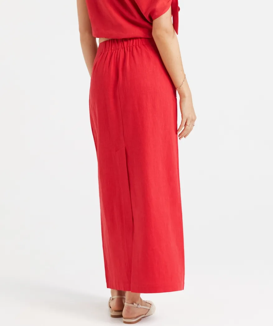 VERA RAMIE COLUMN MAXI SKIRT