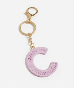 WICKER ALPHA KEYRING