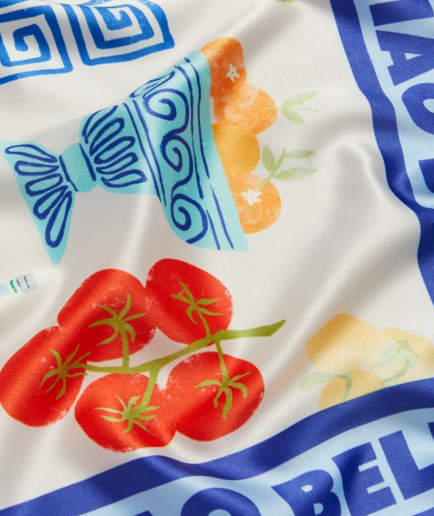 XL SATIN SCARF - ENDLESS SUMMER