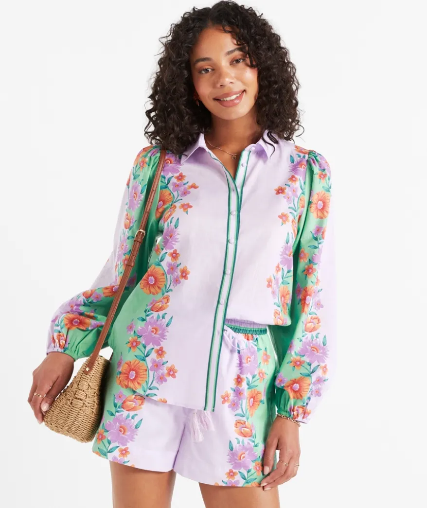 ZAIDA PRINTED BLOUSE
