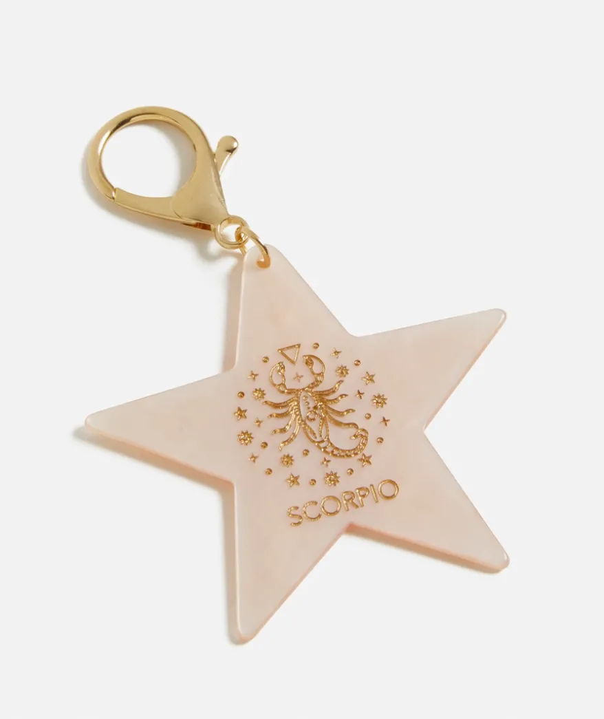 ZODIAC ACRYLIC TAG KEYRING