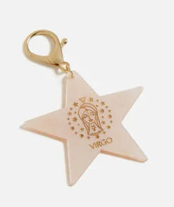 ZODIAC ACRYLIC TAG KEYRING